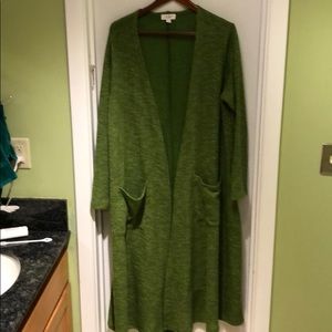 XL Beautiful Green Lularoe Sarah Cardigan